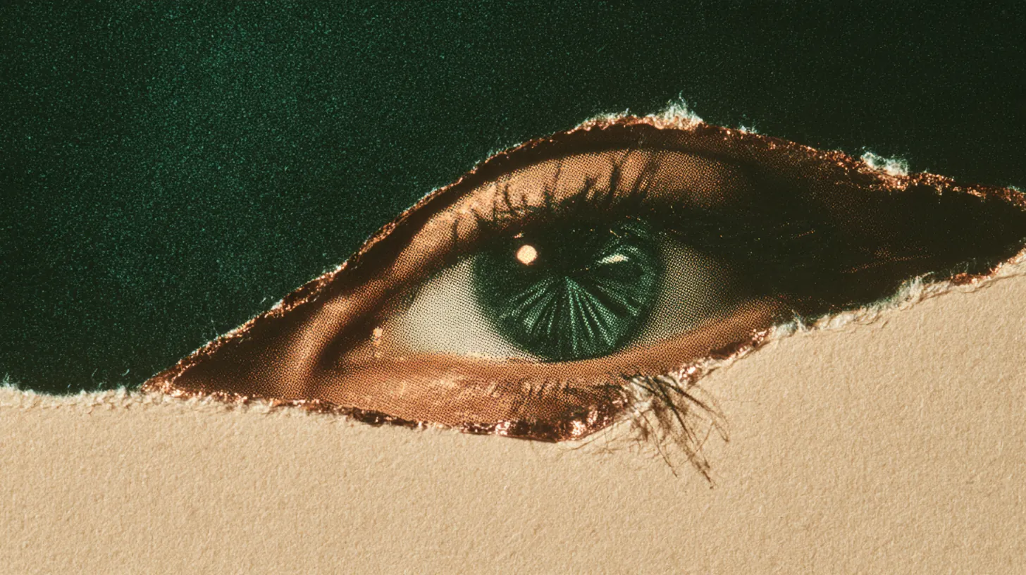 Auge aus sanften Wasserwellen – Sinnbild für einen klaren, ehrlichen Blick nach innen