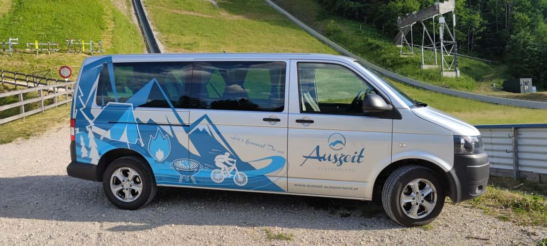 Auszeit Ausseerland — Fahrzeugbeschriftung