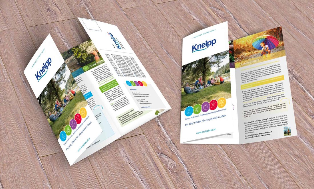 Kneipp — 8-seitiger Folder